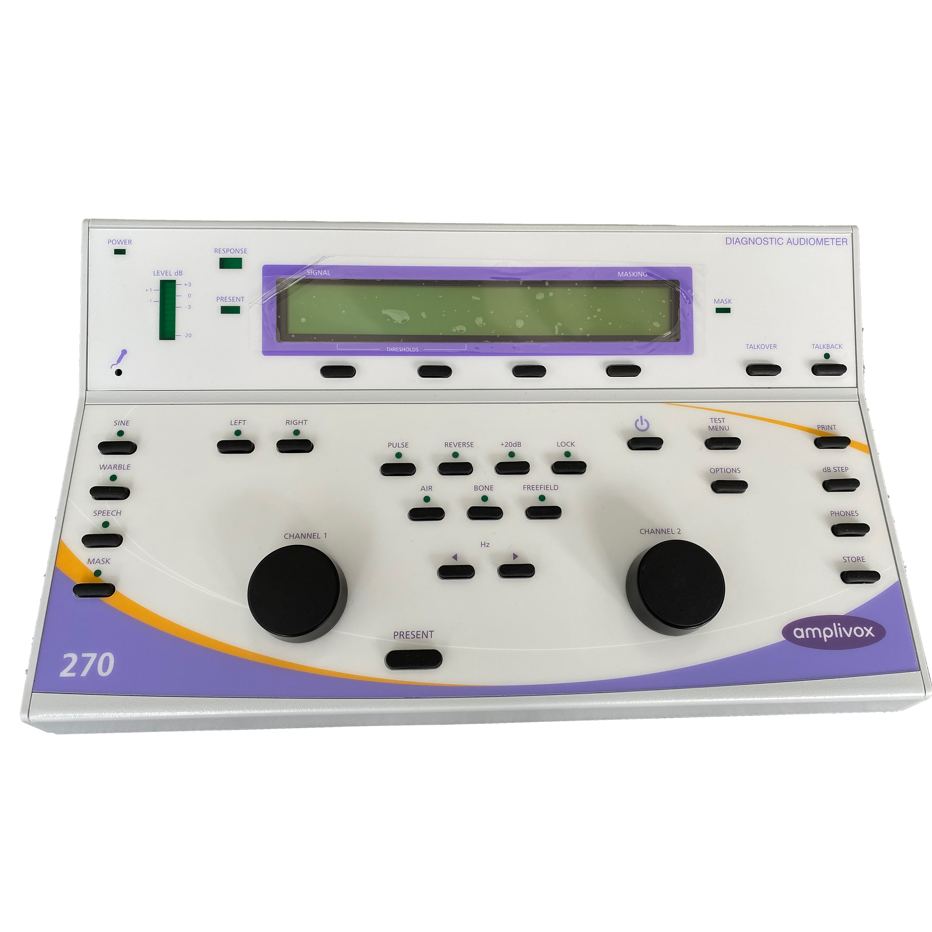 Digital Pure Tone Audiometer Model 270 with Air Bone Conduction High Accuracy <3dB Portable Clinical Use IEC Certified product detail