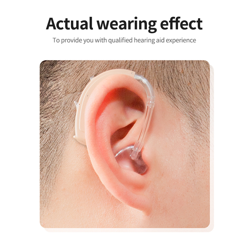 Professional High BTE Accessories Earmold Breathable Super Clear Sound Amplifier for Adults Seniors Hearing Loss Improvement product detail