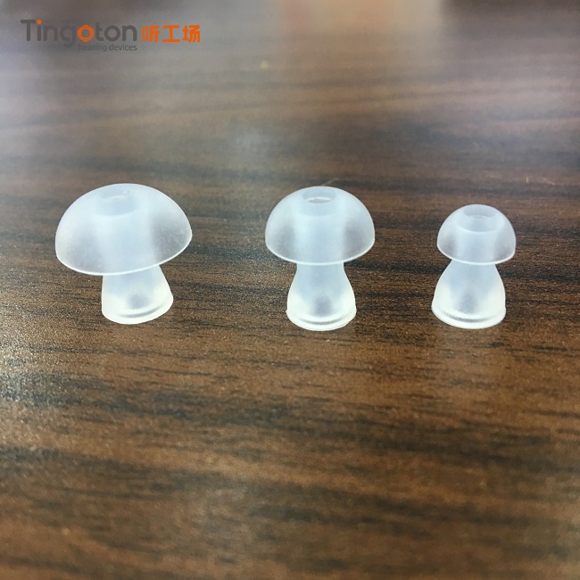 Tingoton Three Sizes Soft & Breathable Hearing Aid Domes Bte Silicone Ear Plugs with Ear Tips for Sound Use product detail
