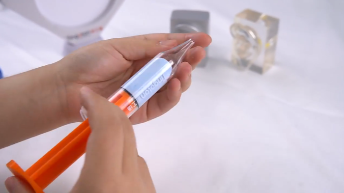 High Quality Eco-friendly PC Ear Mold Impression Syringe for Hearing Aid product detail