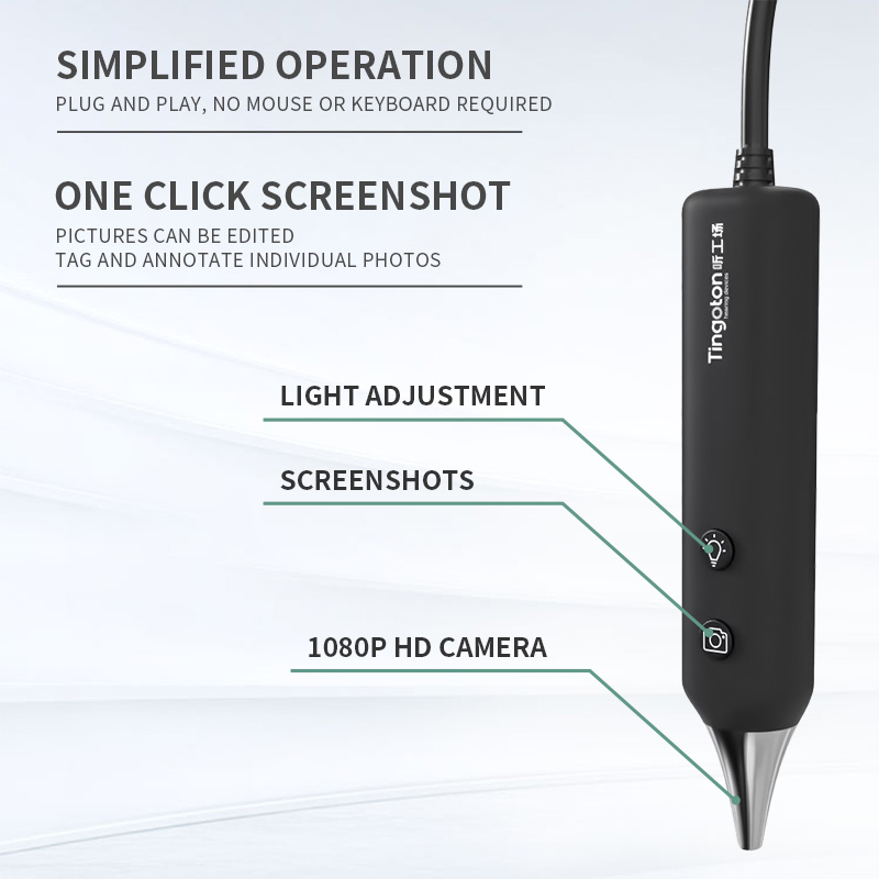 High Quality USB Endoscope Otoscope Microscope with Camera Factory Price Ear & Hearing Product product detail