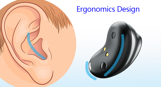 OEM Customizable for Bluetooth Rechargeable Mini Invisible Hearing Aids for Seniors BTE Noise Reduction 16 Channels Blue-Tooth product detail