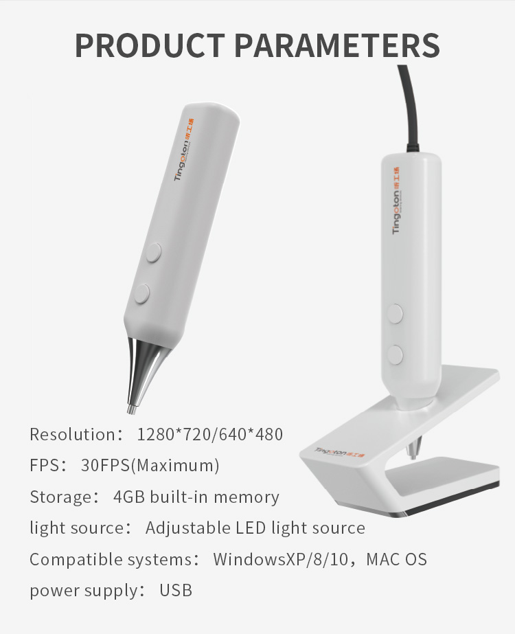 High Quality USB Endoscope Otoscope Microscope with Camera Factory Price Ear & Hearing Product product detail