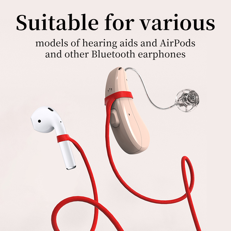 Colorful Silicone Anti Lost Neck Strap Clip String Rope Line Lanyard for Airpods Earphone product detail