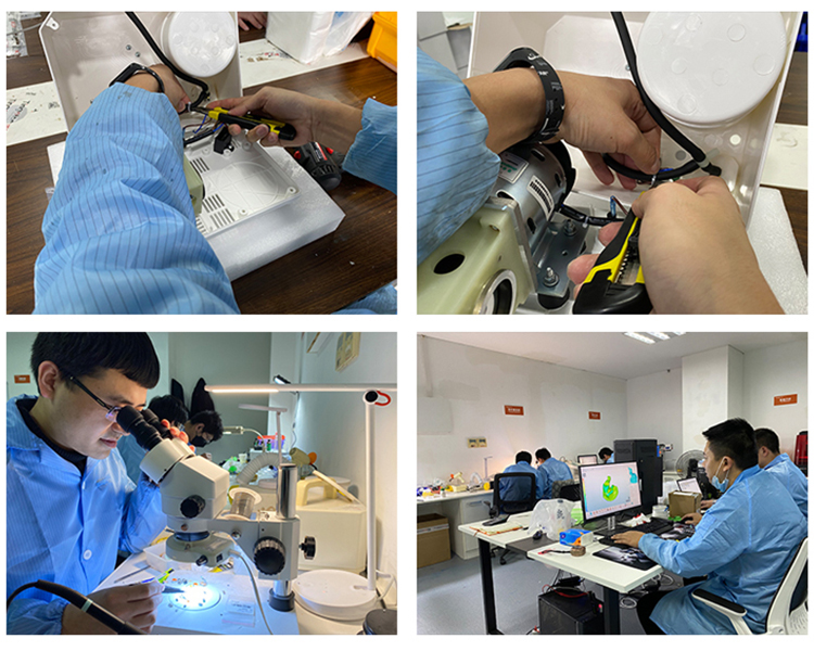 Hearing Operating Microscope Single Operator Adjustable LED Lights 0-180 Inclinable product detail