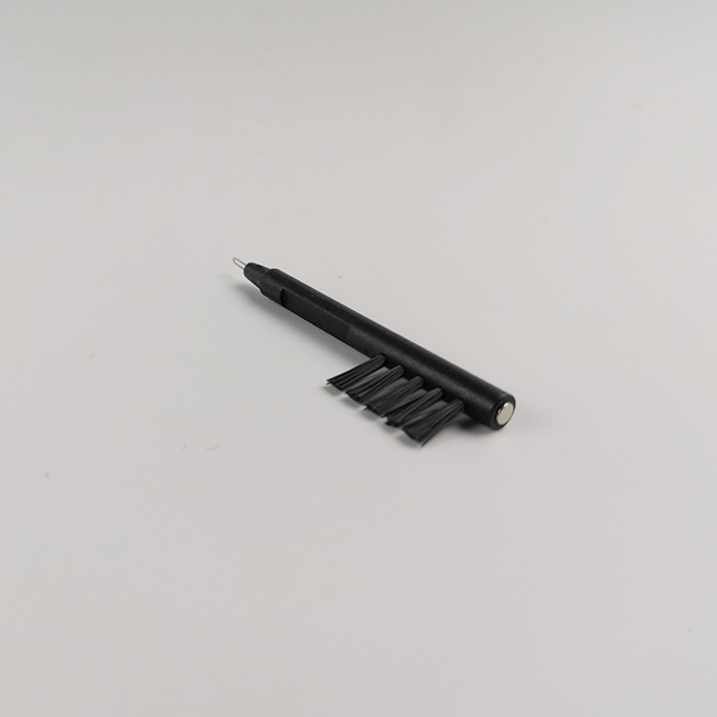 2025 New Eco-Friendly Hearing Aids Cleaning Brush with Volume Control Nylon Magnetic Steel Needle Battery Take Tool Accessories product detail