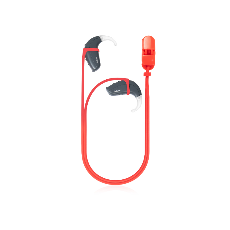 Tingoton Hot Sale Cute BTE Hearing Aid Clip Kids Eco-Friendly Colorful Silicone Rope Accessories Protects Sweat Falling 29cm product detail