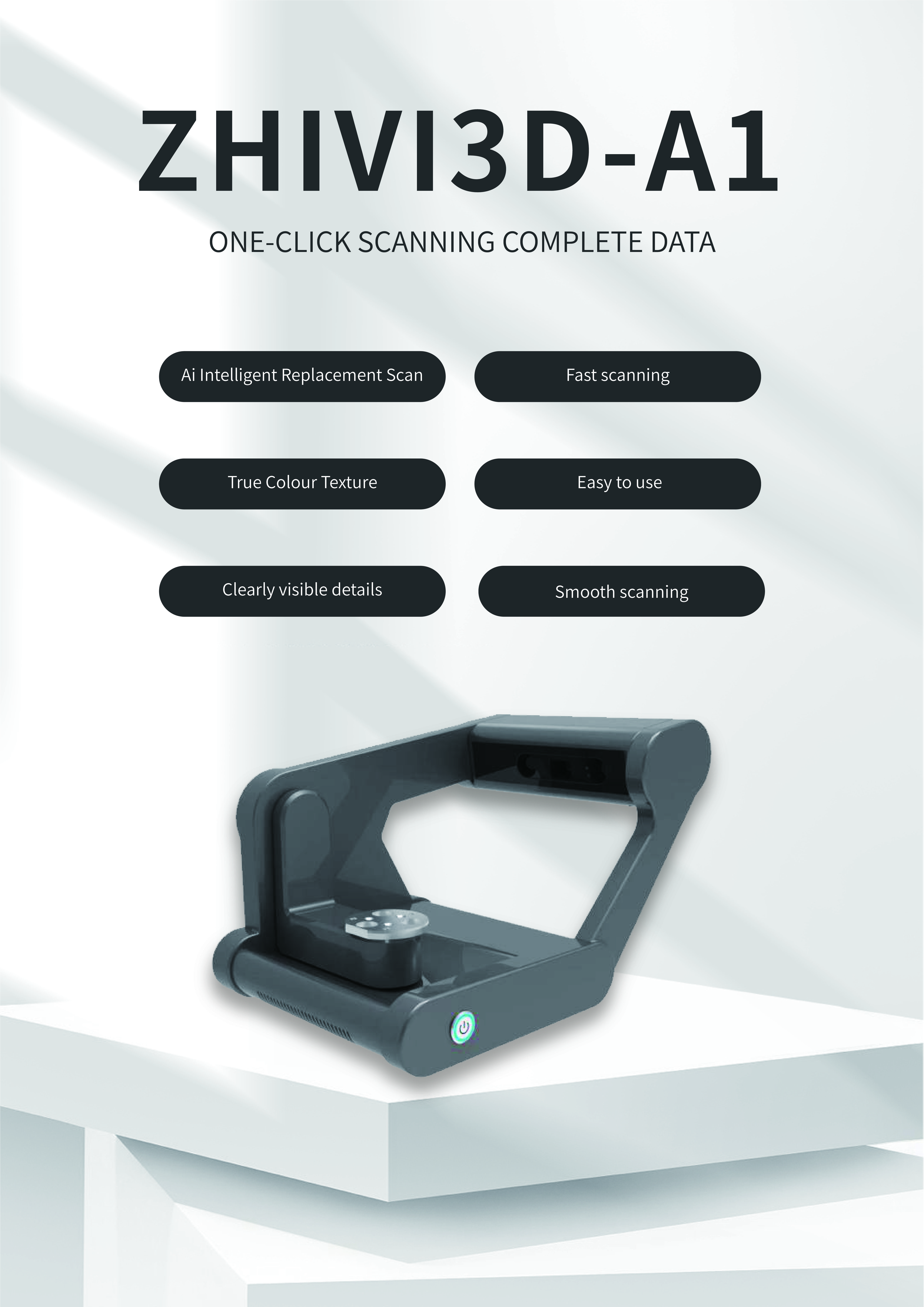 High Quality 3D Scanner and Aligner Printer Electric CAD CAM with USB Interface Resin Plastic Metal Material in Stock product detail
