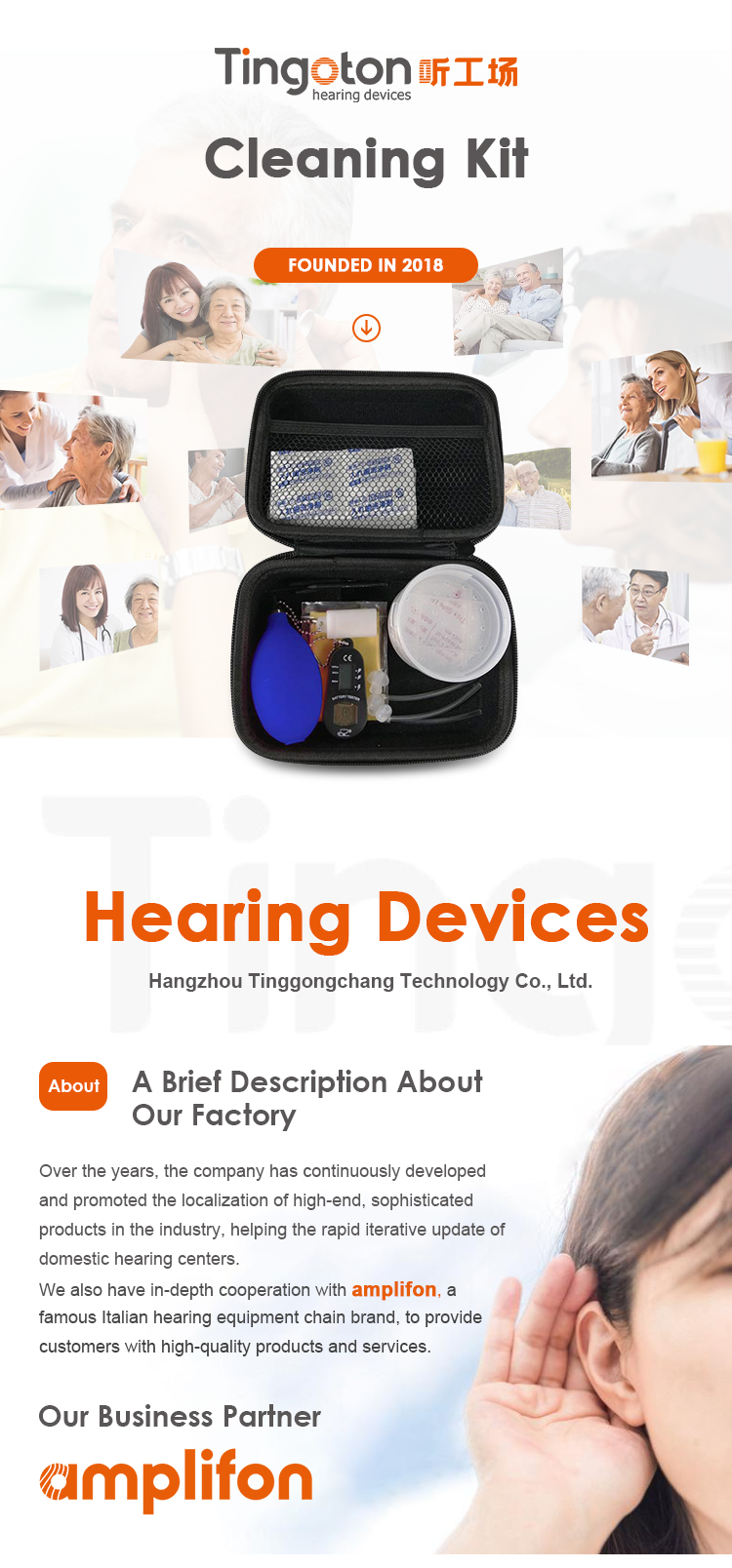 Tingoton Soft Spiral Eco-Friendly Health Ear Plugs Kit Effective Ear Wax Removal Tool for Hearing Aid Users product detail