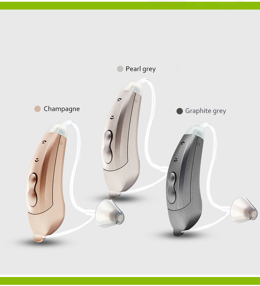 Professional Ear and Hearing Products Digital Wireless Amplifier Hearing Aid with Case product detail