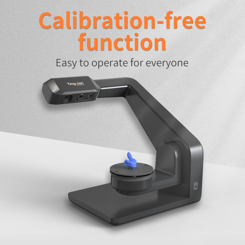 Tingoton Fast 360° Automated Ear Impression Scanner with LED Light 45s Scan & STL Export for Consumers product detail