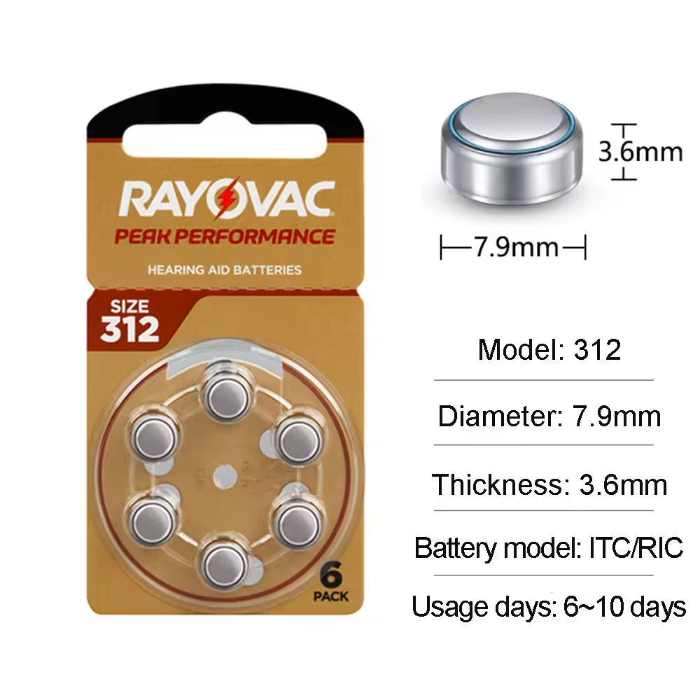 Rayovac World's Number One Selling Other Batteries 1.45V with 4 Channels 60 Cells/Box product detail