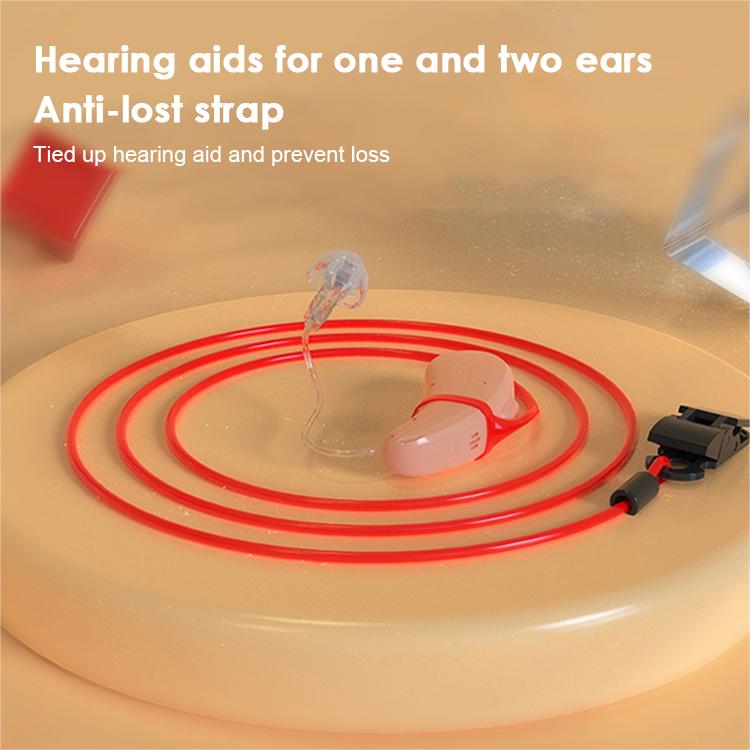 Portable Anti-Drop Clip for Single and Double Ear Hearing Aids Cleanable and Usable with All Kinds Headphone Accessories product detail